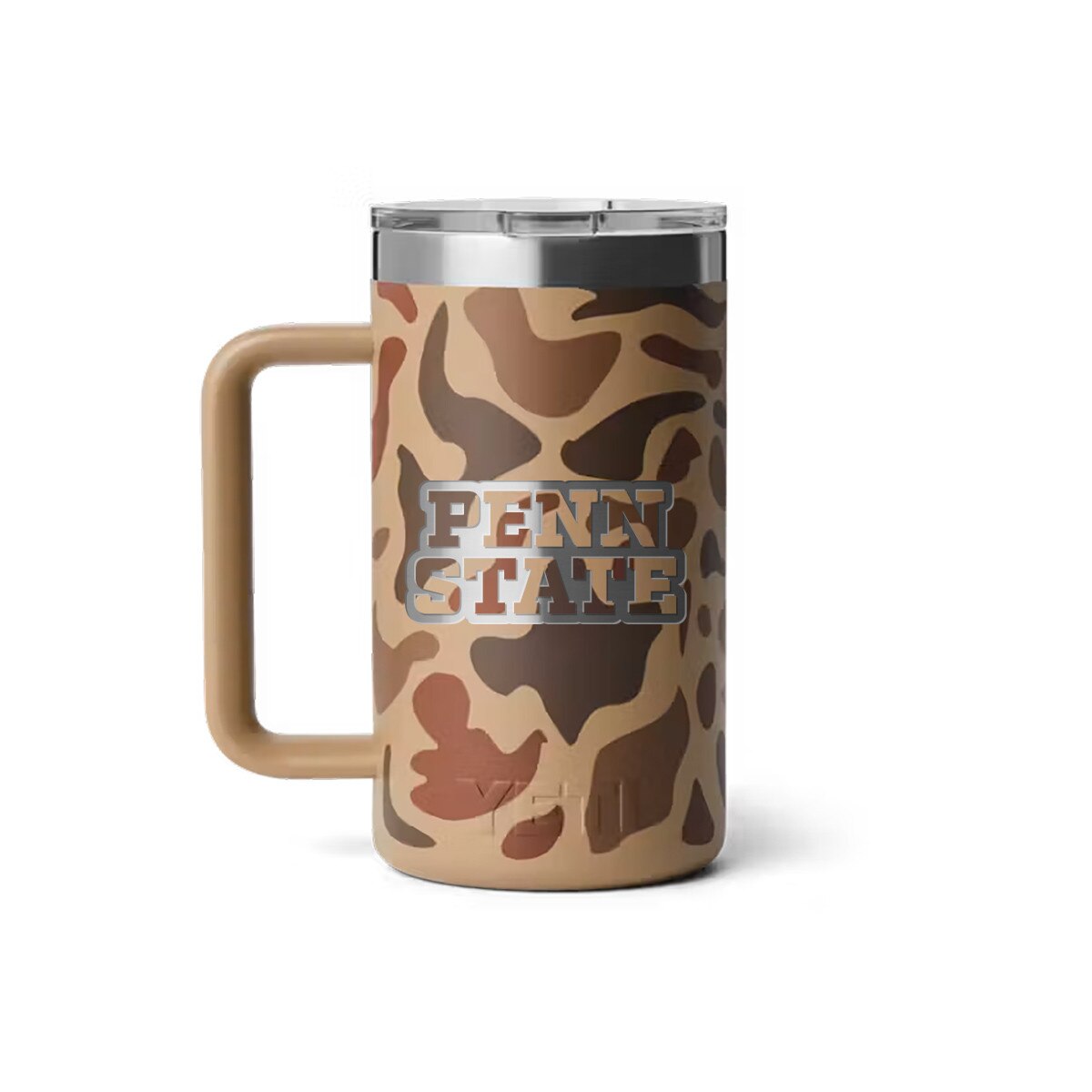 Yeti 24oz wetlands camo mug with Penn State